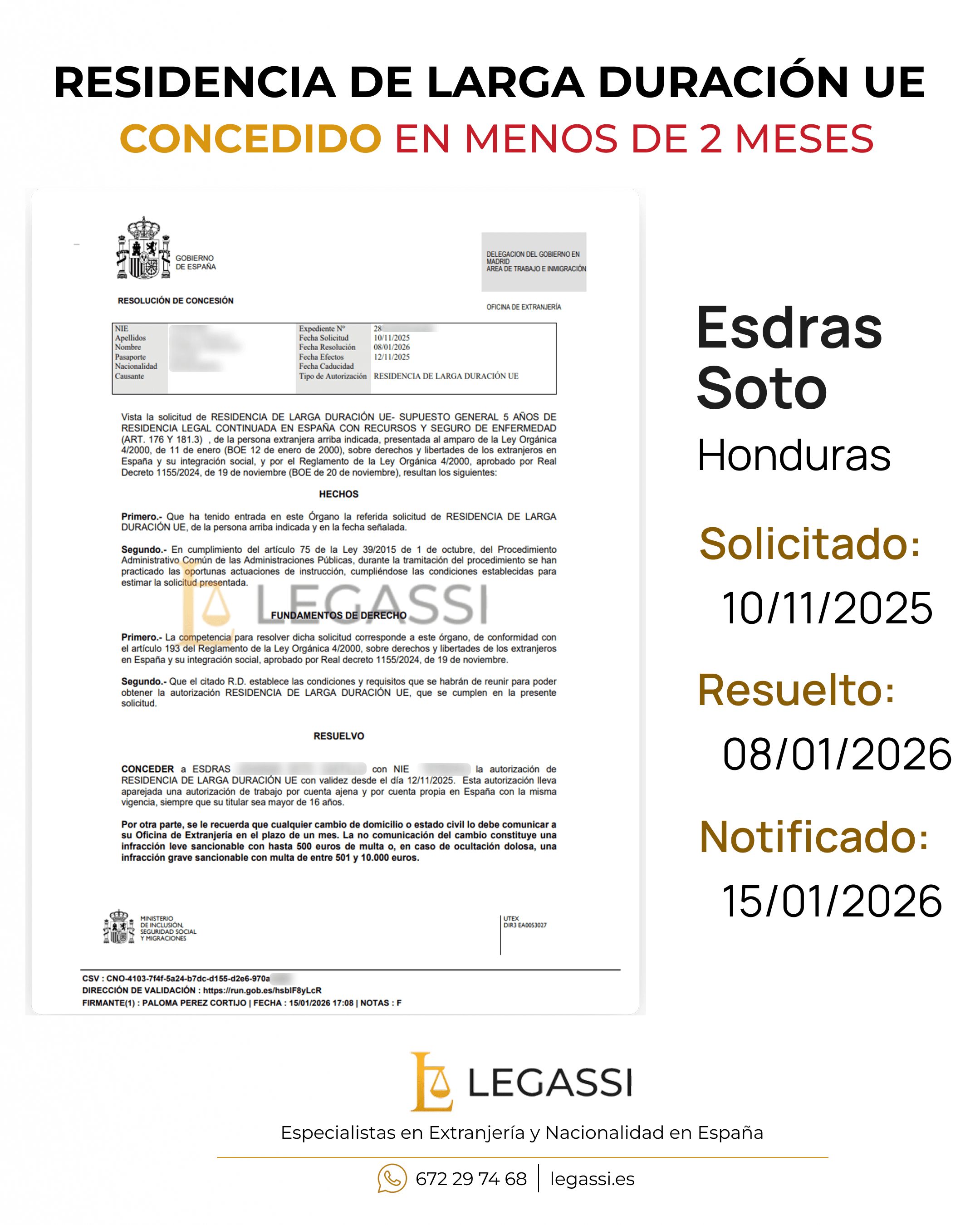 Resolución favorable 1
