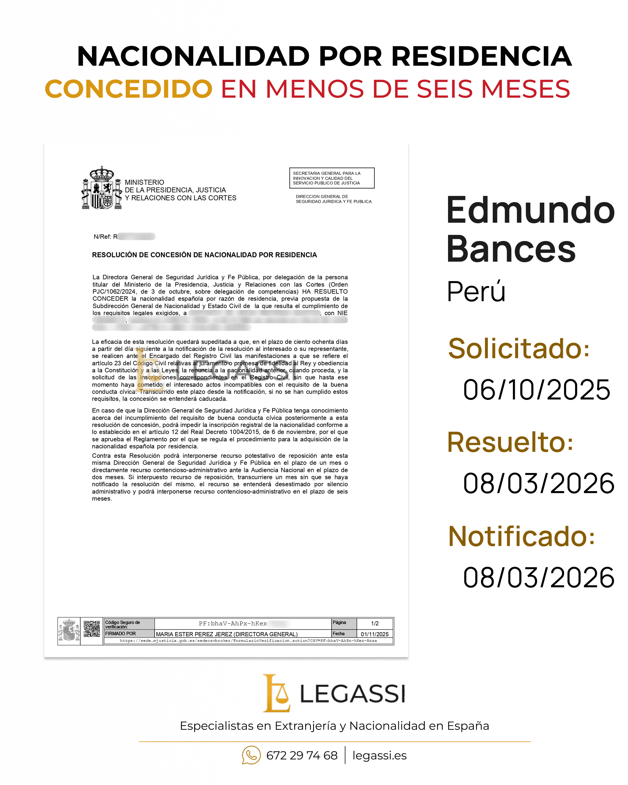 Resolución favorable 14