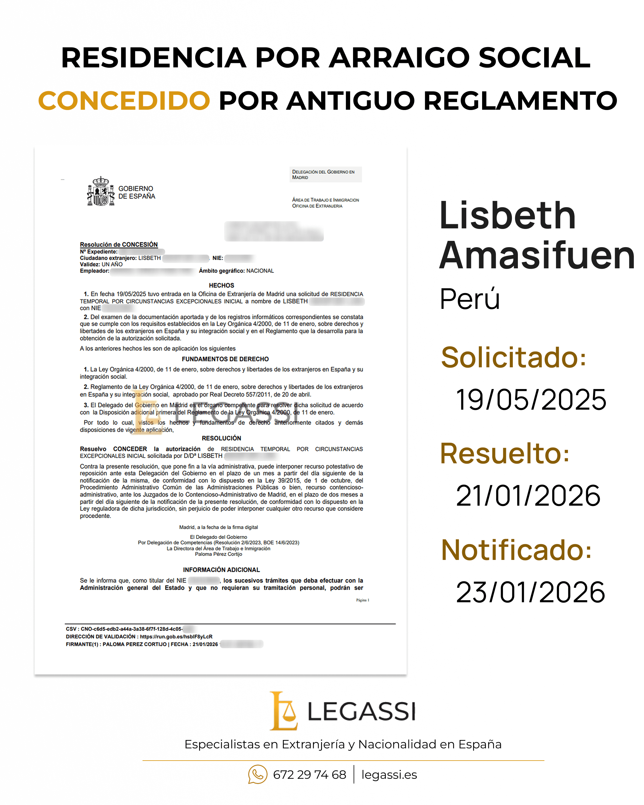 Resolución favorable 17