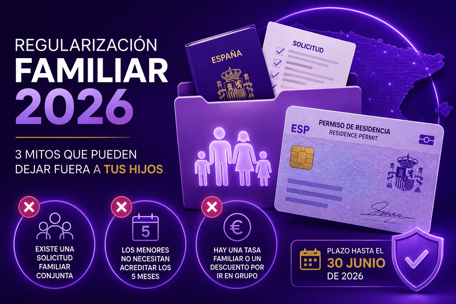 Regularización 2026 con hijos: cómo solicitar en familia sin cometer errores